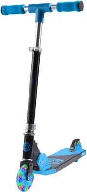 Core Kids Foldy Scooter - Blue With LED Wheels