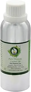 R V Essential Pure Nirgundi Carrier Oil 300ml (10oz)- Vitex Negundo Linn (100% Pure and Natural Cold Pressed)