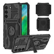 For Samsung Galaxy S22 5G Armor Wristband Phone Case
