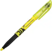 PILOT FriXion Light Erasable Highlighters, Chisel Tip, Yellow Ink, 12-Pack (46502)