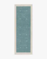 75' x 215' | Machine Washable Runner Rug | Kid & Pet Friendly | Indoor Rug | Luna Soft Teal Rug by goop | Ruggable