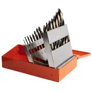 KnKut 21 Piece Mechanics Length Step Point Drill Bit Set 1/16"-3/8" by 64ths KnK