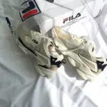 23公里 FILA 奶茶色 老爹鞋 鞋子 韓國 代購 米色 麂皮 奶茶 SKIPPER FS1RIB3003X 奶油