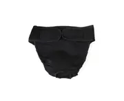 Female Dogs Cotton Blend Breathable Physiological Safety Menstrual Pants - BLACK