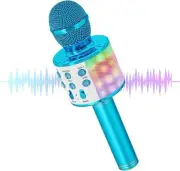Wireless Karaoke Microphone, 5 in 1 Portable Bluetooth Microphone Kids, with ...