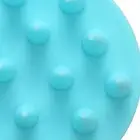 2pcs Blue Hair Shampoo Brush Head Scrubber Soft Silicone Wet Dry Scalp Massa GBD