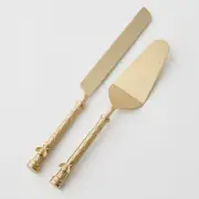 Pilbeam Living Honeycomb Cake Servers Set of 2