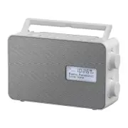 Panasonic RF-D30BTEG, DAB+ Portable Radio Digital Grey, White