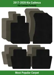 Lloyd Ultimat Front & Rear Row Carpet Mats for 2017-2020 Kia Cadenza (for: Kia)