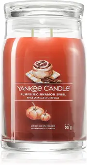 Yankee Candle Pumpkin Cinnamon Swirl scented candle 567 g