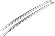 Model Luggage Bar Roof Rail Roof Rack Compatible for BMW X3 G01 2018-2024,OEM Style,Oxidized Aluminum Alloy,high Brightness(Silver Color)