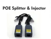 Passive Poe Inyector Utp 802.3af + Splitter Max :100m 10/100 TIA/EIA-568B