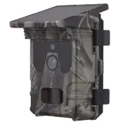 Solar Powered Night Vision Trail Camera 50MP 4K Hunting Cameras 0.3S Trigger Tim