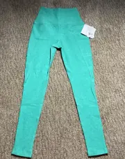 Beyond Yoga Spacedye Out Of Pocket High Wasted Midi Legging Green XS $99