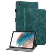 Leather Cover For Samsung Galaxy Tab A9, Cute Tiger Imprint Adjustable Stand Tablet Case