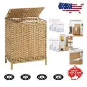 Rustic Waterproof Laundry Hamper with 2 Removable Liners & 6 Mesh Bags
