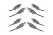 4x Sansai 1.8m 2.0 USB A to B Data Cable for Computer Printer Scanner Hard Drive