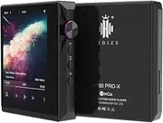 Hidizs AP80 PRO-X HiFi MP3 Player with Bluetooth, Lossless MQA DSD 256 High Resolution Digital Music Player, Full Touch Screen, Portable Walkman,with Pedometer, E-Book, Supports up to 512GB