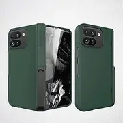 [Jarttarn] Case Compatible with Google Pixel 9 Pro Fold, Folding Phone Protection PC Hard case, Spring Outer Hinge, Built-in Invisible Bracket Cover for Google Pixel 9 Pro Fold (Green)
