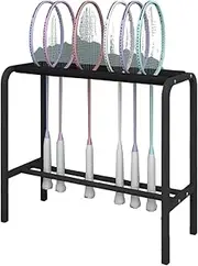Tennis Racket Storage Rack,Sports Racquet Storage Rack,Badminton Racket Display Rack,Holds 15-20 Rackets,for Gymnasium Tennis Club,Bearing Weight 10kg
