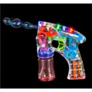 5.5" Transparent Light-Up Bubble Blaster Novelty Gift Item
