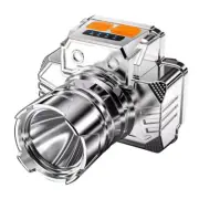 LED Headlamp Rechargeable Head Light Flashlight Torch Lamp Breathable Band Light