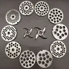 manganese steel Meat Grinder Blade Mincer Plate Disc Knife Plate Shredder Disc
