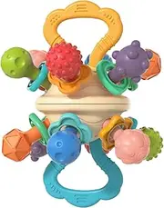 Teether Ball Toy,Teething Chew Toys | Food-Grade Teething Chew Toys, Developmental Sensory Teething Toys for Holiday Birthday