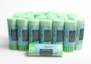 60L Compostable Bin & Rubbish Bags – 24 Roll Box (15 Bags Per Roll)