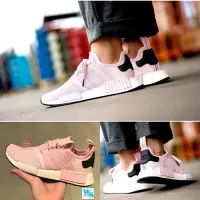 在飛比找Yahoo奇摩拍賣-7-11運費0元優惠優惠-Washoes adidas 女款09 NMD R1 粉紅 