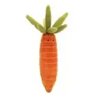 JellyCat Vivacious Vegetable Carrot Soft Toy Stuffed Food 7.9 In 20 cm