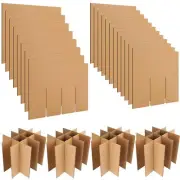 4 Sets Moving Box Glasses Divider Kits Glass Divider Kits for Moving Wine Gla...