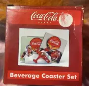 COCA COLA 1943 AVIATION COASTER SET WITH COOL AIRCRAFT HOLDER. @@@@@@@@@@@