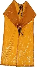 Waterproof Work Clothes Water Resistant Fabric Suspender Black Vinyl Apron Waterproof Apron Adult Laboratory Coat Waterproof Apron Heavy Duty Acid-resistant Smock Apron Pvc Yellow