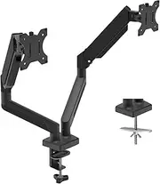 Dual Monitor Mount, Dual Monitor Arm Desk Mount, Applicable Hole Spacing: 75X75, 100X100, Suitable for 13-32 Inch Screens, Load-bearing Capacity 2-9Kg, Multi-angle Free Adjustment, for Computer Screen