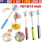 Semi-Automatic Egg WhNVk Hand Push Egg Beater Stainless Steel Blender Mixer Whis