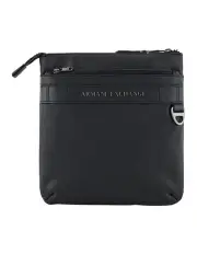 [Armani Exchange] Tulum Faux Leather Crossbody Bag in Black