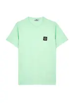 Stone Island Kids Logo Cotton T-shirt (10-12 Years) - Green Mint - 10 Years 10 years