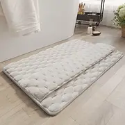 Memory Foam Bath Mat Soft Absorbent Bathroom Rug for Shower, Toilet, Doorway Quick Dry Non-Slip Water-Absorbing Floor Mat
