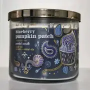 Bath & Body Works BLUEBERRY PUMPKIN PATCH Candle 14.5 oz New