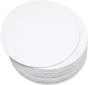 25.4Cm White Cake Boards round 30-Packs Circles Rounds Base Food-Grade Cardboard