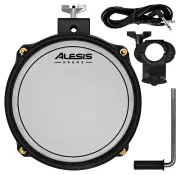 Alesis 8 Inch Dual-Zone Tom Mesh Drum Pad Clamp+ Cable Command Surge DM10 SE