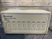 Woolmug 8 Pack Solar Fence Lights Outdoor, Metal Glass Solar Wall Lights Deck...
