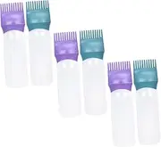 Root Bottle Comb for Hair Coloring Easy to Use Clean Plastic Applicator Bottle