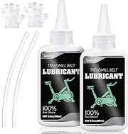 Treadmill Belt Lubricants/Lubes, Silicone Treadmill Oil, 100% Pure Silicone Treadmill Lube Suitable for Most Treadmills, Non-Toxic and Odorless, Reduce Friction Lubricant with Tubes, Soft Tubes, 7oz
