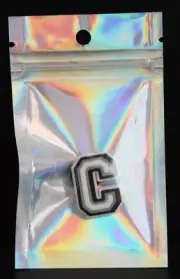 Letter (C) Croc Charm White New