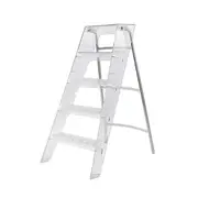 MIUZ 5 Step Ladder Folding Step Stools Step Ladder - Replica Kartell Upper Step Ladder - Clear