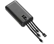 S61 Large Capacity 30000mAh Mobile Phone Power Bank with Digital Display Power Bank Multiple Outputs for IPhone Android Etc