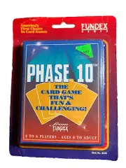 Vintage 1992 Phase 10 Card Game ~ NEW FACTORY-SEALED ~ Never Opened