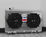 Aluminum Radiator +Shroud & 12" Fan For 1998-2005 Lexus GS300 V6 /1998-2000GS400 (for: Lexus)